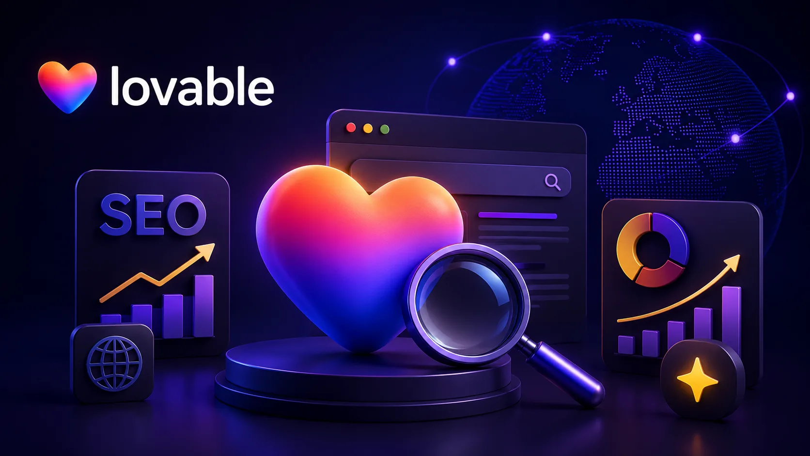 Lovable integra SEO e AEO para apps de IA: nasça descoberto