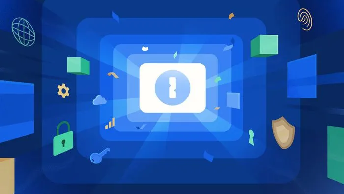 Captura de tela do aviso pop-up do 1Password alertando sobre um site de phishing com erros de digitação (typosquatting).