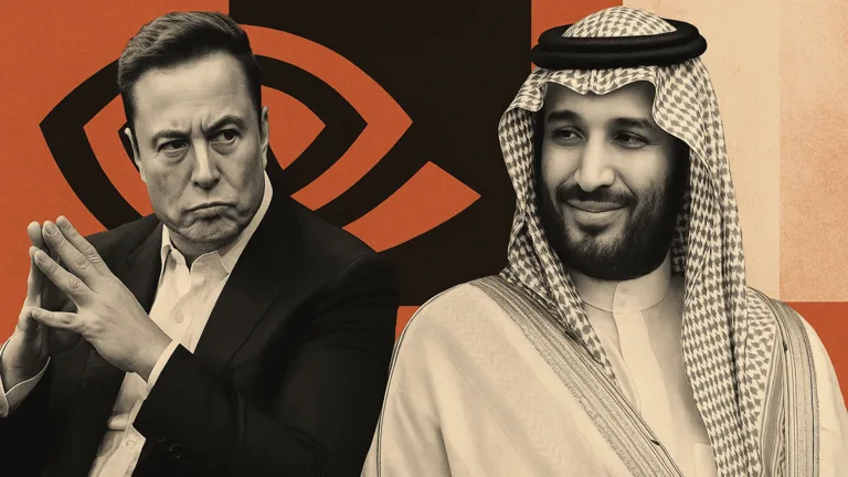 Imagem ilustrativa de chips de computador com luzes futuristas, representando o avanço e o investimento global em Inteligência Artificial.