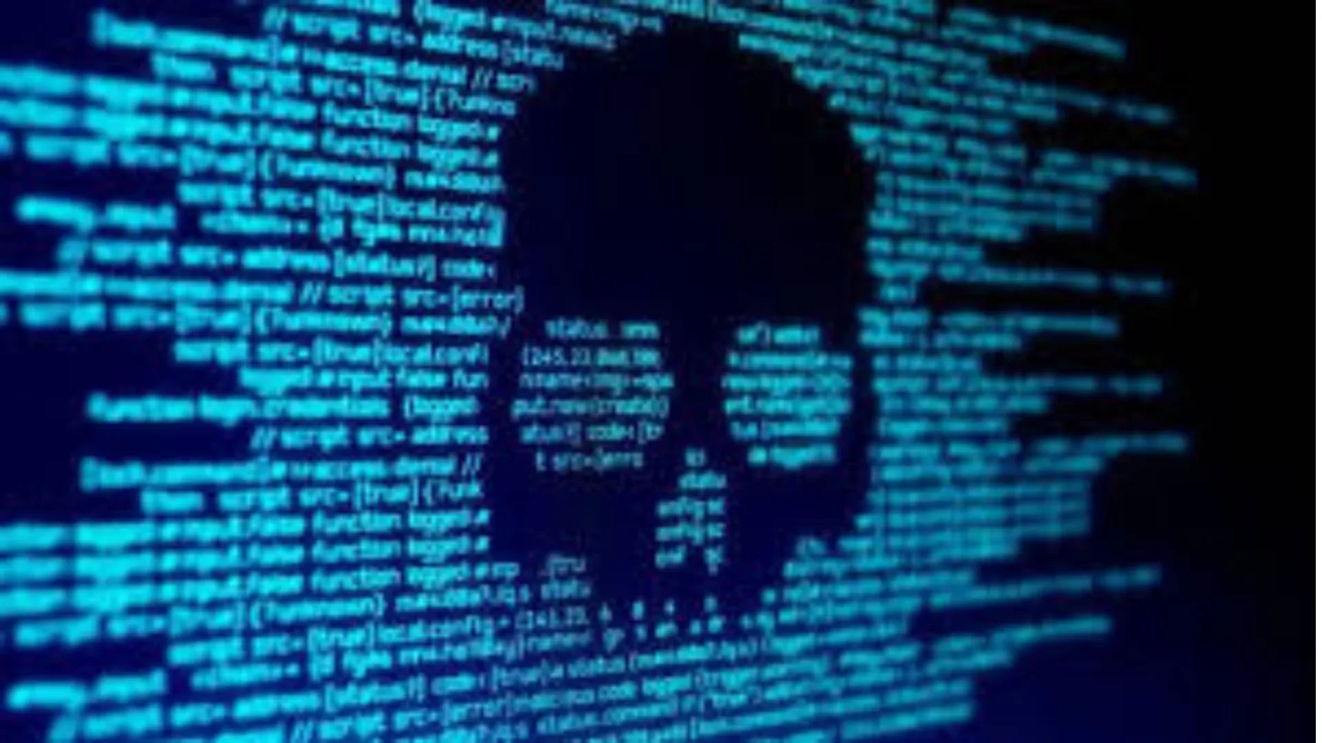 Close-up de um firewall Cisco com símbolos de segurança digital em torno dele, ilustrando a infecção por backdoor e a ameaça de espionagem.