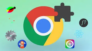 Capa do kit de ferramentas open-source para desenvolvimento de extensões Chrome, com ícones de código e engrenagens.