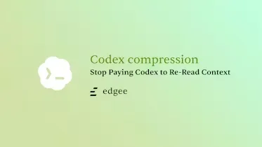 Edgee Codex: Economia de 35,6% na IA da OpenAI