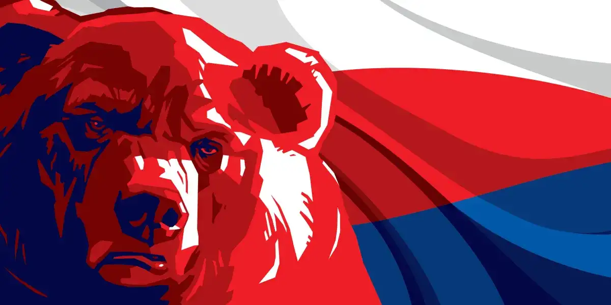 Ilustração de um ursinho de pelúcia (Fancy Bear) com circuitos cibernéticos atacando um roteador, simbolizando o grupo hacker e seus alvos.