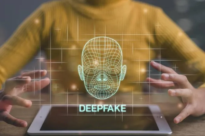 Ilustração futurista com elementos de inteligência artificial e segurança, representando os riscos e desafios éticos da IA.