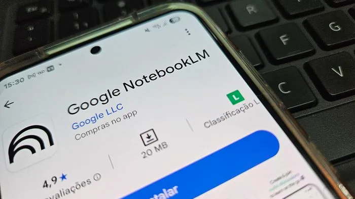 Gráfico de avaliação do NotebookLM mostrando melhorias de desempenho com a atualização para Gemini 3.5 Flash