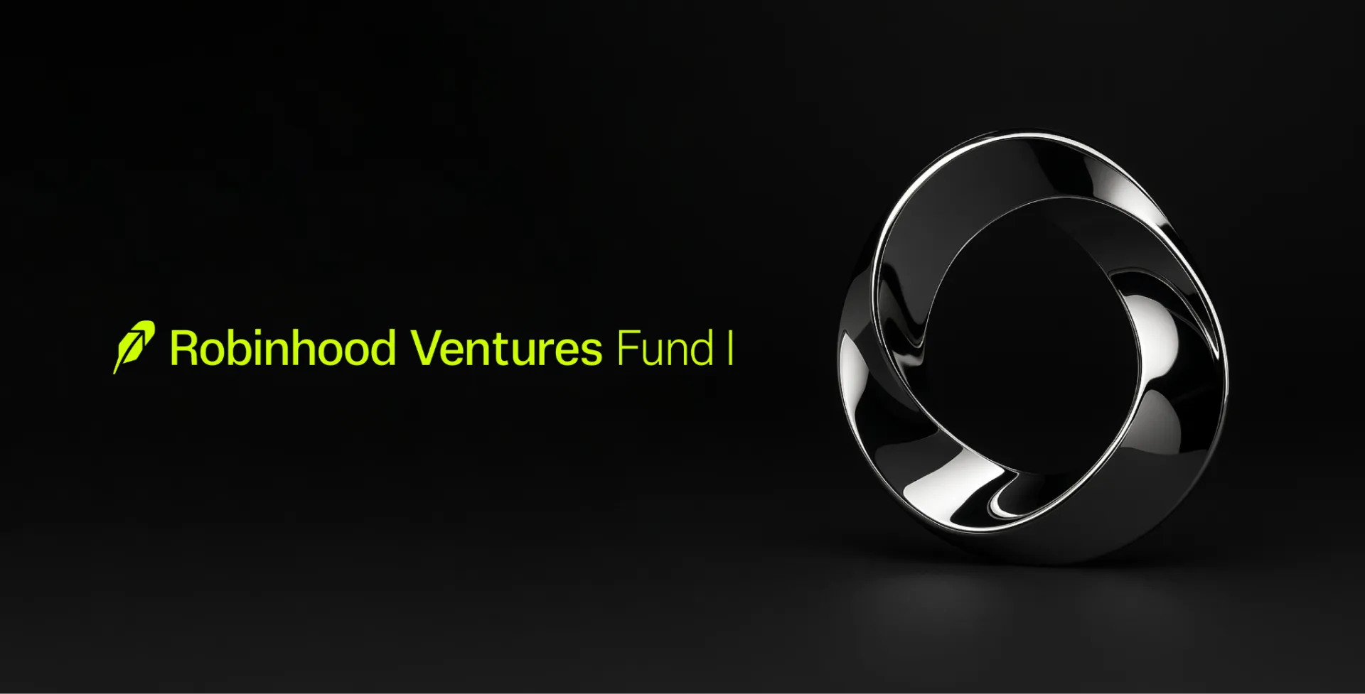 Logo da Robinhood Ventures ao lado de ícones representando inteligência artificial e pagamentos online
