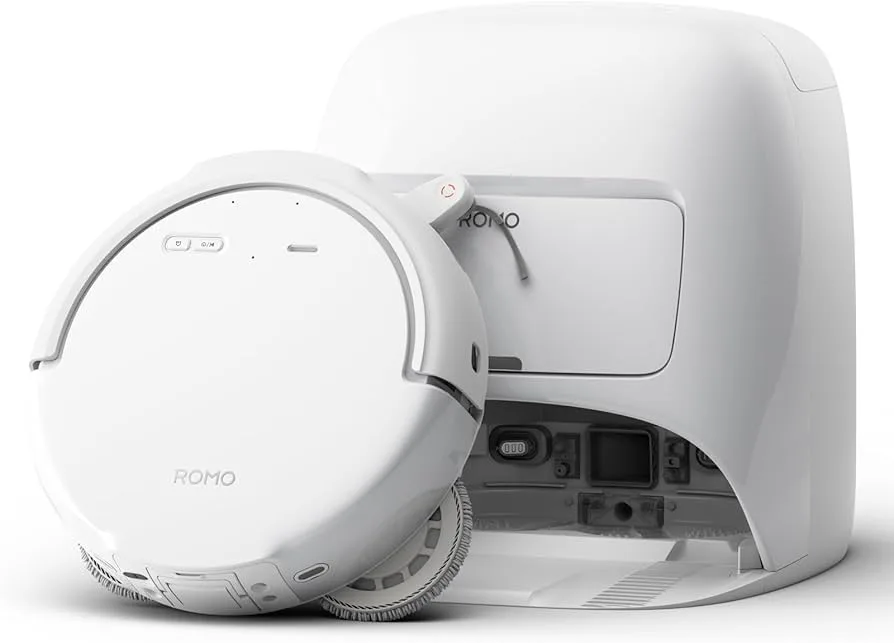 Robô aspirador autônomo em ambiente conectado, representando a vulnerabilidade de segurança em dispositivos IoT.