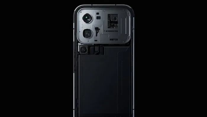 Renderização do Xiaomi 18 Pro mostrando o design do celular e o destaque para o botão físico com a sigla AI na lateral.